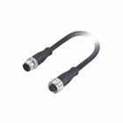 cable sin blindaje cifrado A del PVC del 1m M12 5 Pin Connector Male To Female