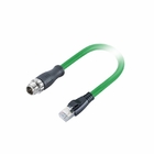 Cable del gato 6a SFTP del enchufe masculino 8P8C de Pin Profinet Cable Rj 45 del código 8 de M12 X