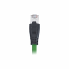 Enchufe masculino verde del cordón de remiendo RJ45 del gato 7 de Ethernet PUR para las cámaras de vigilancia
