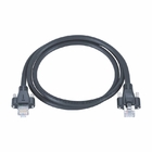Cable de Ethernet de los reproductores multimedia Rj45 8P8C de la red de Ethernet del cordón de remiendo del CAT 6A RJ45 del PVC