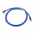 Varón industrial del código del EN 45545 X del cable de Ethernet de M12 NFPA 130 al cable del varón LSZH