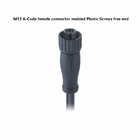 el actuador de sensor de 4A 250V telegrafía el extremo libre plástico sin blindaje M12 8 Pin Female Cable