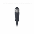 Usos libres de la CA de EMI Shielded Connector For del extremo del conector hembra del código M12 de S