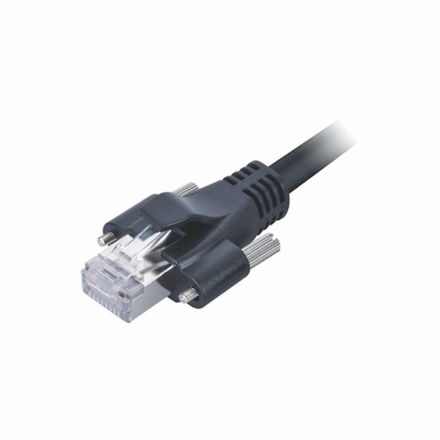 Cable de Ethernet de los reproductores multimedia Rj45 8P8C de la red de Ethernet del cordón de remiendo del CAT 6A RJ45 del PVC